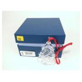 Steuben Tree ornament No. 9524, with bag and box