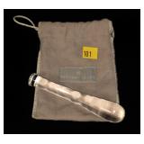 4 7/8" Steuben Muddler No. 8000, with bag, signed