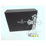 7.5" Waterford Lismore crystal standing cross