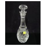 11" Waterford crystal decanter, signed