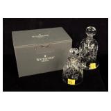 2- Waterford crystal bells, 5.25" and 4", signed
