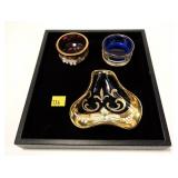 Lot, three assorted salts