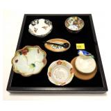 Lot, six assorted salts
