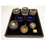 Lot of eight assorted salts