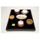 Lot of six assorted salts