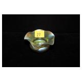 Gold Aurene salt, signed No. 269