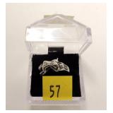 Sterling silver naughty ring