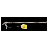 Sterling silver diamond tennis bracelet