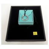 Tiffany & Co. Elsa Peretti sterling silver hoop