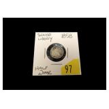 1853 U.S. Seated Liberty half dime