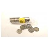 50- U.S. Barber silver dimes