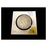 1878 7-T.F. Morgan dollar, BU