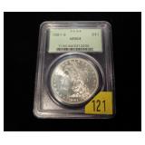 1881-S Morgan dollar, PCGS slab certified
