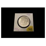 1921 Morgan dollar, gem BU