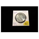 1925 Peace dollar, gem BU