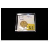 1907 $2.50 Gold Liberty Quarter Eagle