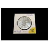 2018 American Silver Eagle, uncirculated