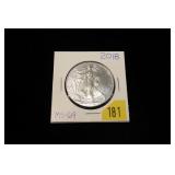 2018 American Silver Eagle, uncirculated