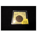 1865 U.S. 2-cent piece