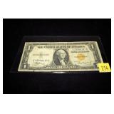 $1 Silver certificate, series of 1935A,