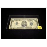 $5 Silver certificate, series of 1934B