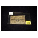 $.03 Fractional currency note, 2nd series