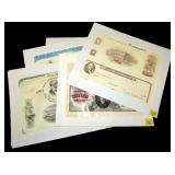 Lot of Bureau of Engraving and Printing prints,