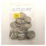 20- Buffalo nickels, mixed dates