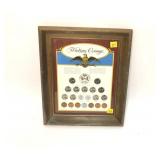 Wartime coin set with wartime nickels