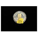 1-ounce Twin Towers .999 silver round