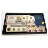 Lot of foreign coin sets