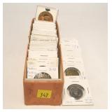 Lot of foreign coins, 74 pcs.