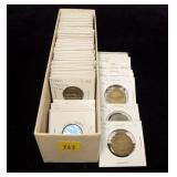 Lot of foreign coins, 80 pcs.
