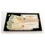 Lot of early bank checks, 22 pcs.