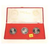 Dominican Republic tokens, 3 pcs.