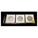 3- Columbian half dollars: 1892, 2- 1893