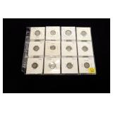 28- U.S. Mercury dimes 1916-1945, 90% silver
