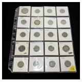 20- Liberty Head nickels 1900-1912