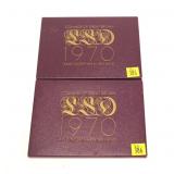 2- 1970 Great Britain/Ireland Proof-like coin set