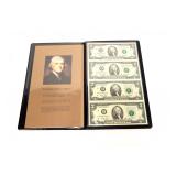 $2 Federal Reserve notes, series of 2003, uncut