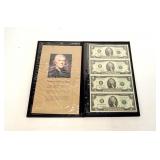 $2 Federal Reserve notes, series of 2003A, uncut