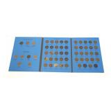Partial set of Indian Head and Flying Eagle cents,