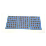 Partial set of Lincoln cents 1909-1940, 66 pcs.