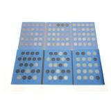 Partial sets of Buffalo and Jefferson nickels,