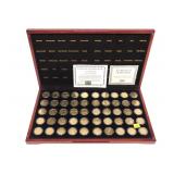 Gold plated State Quarter set, $12.50 face