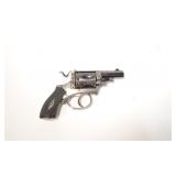 Belgium 8mm RF double action revolver, 2" octagon