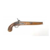 Percussion .38 Cal. pistol, 9 1/2" octagon barrel,