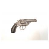 Iver Johnson .32 RF double action revolver, top