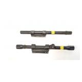 2-Weaver scopes with mounts