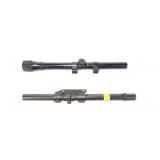 2- Weaver scopes, 1 with scope mount
